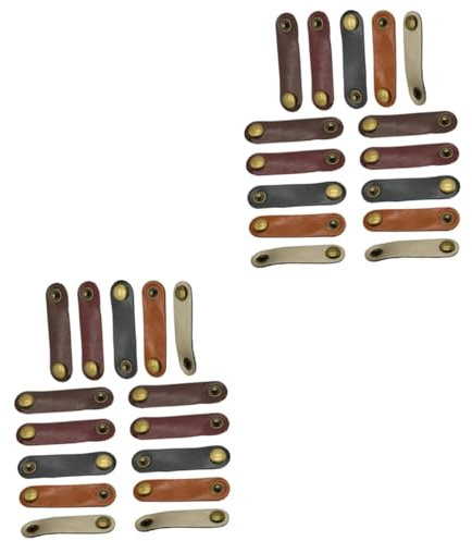 jojofuny 2 Sätze Kabel Speicher Drahtbinderücken Cable Clips Telefonhörer Für Mobiltelefon Wandclips Für Verlängerungskabel Organisatoren Von Datenleitungen Usb-kabelklemmen 15 Stück * 2