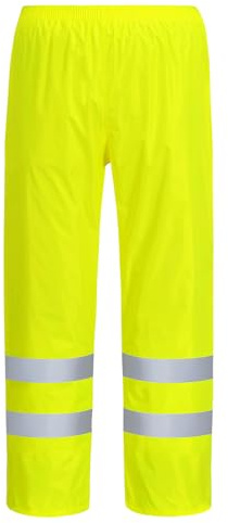 AUYAO Unisex Impermeabile, Tuta Antipioggia Impermeabile da Uomo, Riflettente Pantalone Anti Pioggia Alta visibilità, Strisce Riflettenti Pantaloni Antipioggia, per attività Trekking Campeggio