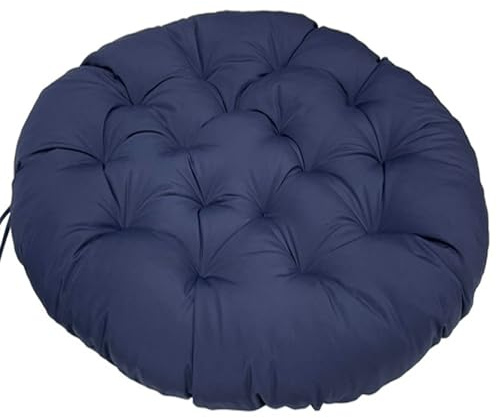 Odaima Papasansessel Sitzkissen 50x50/60x60 /80x80 cm Bodenkissen Kissen, Stuhlauflagen Wasserdicht,Schwenksessel Rundes Gartenstuhlkissen Outdoor/Indoor(Color5,100x100cm)