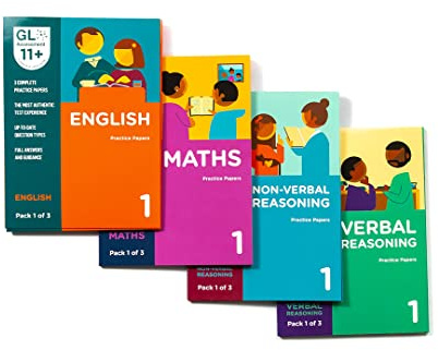 GL Assessment 11 Plus Practice Papers 2025 All Packs Bundle (12 Packs) | Maths, English, Verbal and Non-Verbal Reasoning 11+ Practice Papers | 11+ Practice Books Hold 3 Papers Guidance And Answers