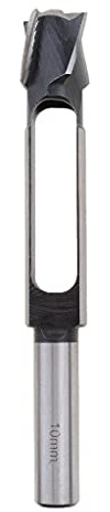 Perfeclan Dübel-Zapfenbohrer tiefer Zapfenschneider Forstnerbohrer Scheibenschneider für Bohrmaschine Drehmaschine, 1/2 inch Schaft Kernbohrer für lang anhaltendes Schneiden, 10mm