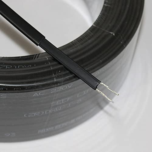 KEPOHK 220V Typ Heizband Selbstregulierendes Wasserrohr Schutz Dachenteisung Heizkabel 20m