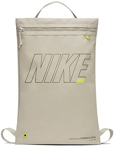 Nike Utility Bedruckter TurnbeutelStein/Raugrün/Atomic GreenStein/rau grün/AtomgrünBedruckter Turnbeutel