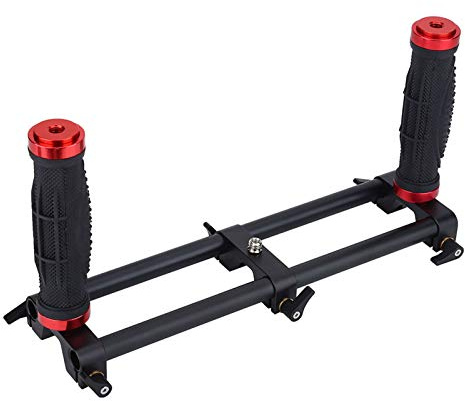 Doppia Maniglia per S Stabilizzatore 31 × 11 × 6 Fotocamera Dual Grip Extender Maniglia Stabilizzatore Rig Accessorio