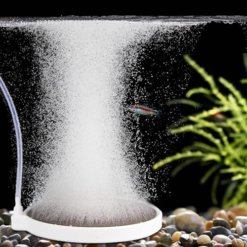 BLOTFISH Luftstein für Aquarium, co2 Diffusor, 15 cm leiser Blasenstein, superhoher Diffusor für 120–300 cm große Aquarien