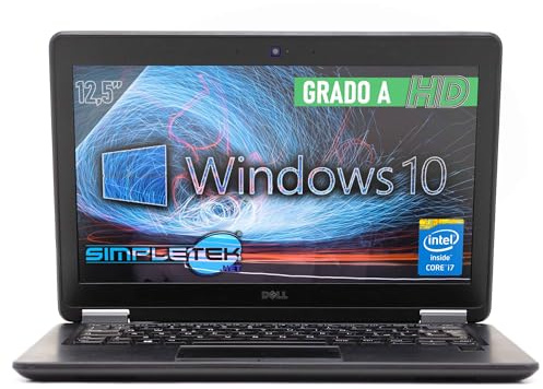 Laptop Dell Latitude E7250 Core i7 Display 12.5 inch HD | 16GB RAM SSD 480GB Windows 10 Pro | Keyboard Layout ITA Webcam 720p HDMI MiniDP (Refurbished)