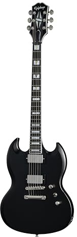 Epiphone Prophecy SG Aged Jet Black Metallic - Double Cut Modelle