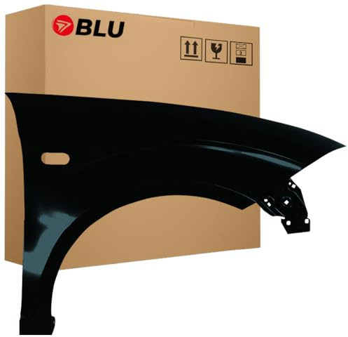 BLU Kotflügel Passend für Seat Altea 5P1/5P5 LC9Z Rechts Schwarz | 2004-2015 | Vorderseite Vorne | Lackiert | Einbaufertig