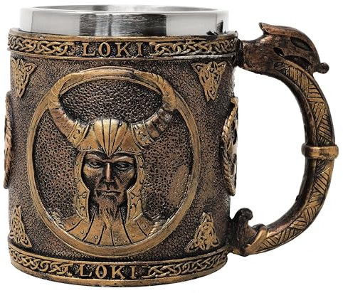 MystiCalls Pichet Loki - Dieu nordique, Odin, mythologie, Viking, Met