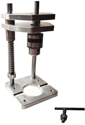 Toplionace Soporte Vertical Auxiliar para Taladro Eléctrico, Perfil de Aluminio, Soporte para Taladro de Columna para Carpintería. (Avanzado)