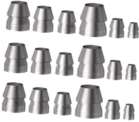 Homoyoyo 18pièces Cales De Rechange pour Marteau Fer Robuste Accessoires Installation De Marteau Métallique pour Poignée Incluses Et Outils De Charpentier