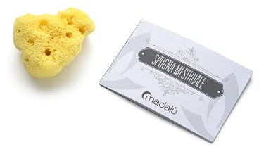 MADALU Tampone per ciclo mestruale in spugna di Mare naturale TAGLIA S. La spugna di mare è molto assorbente e può essere utilizzata anche durante il rapporto sessuale.