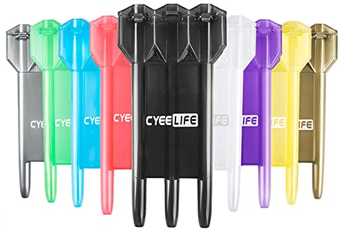 CyeeLife Dart case Professionelle Kunststoff transluzent Geldbörse Box Wallet