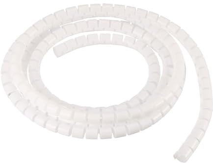 Gaine de protection de câble en spirale de frein, gaine de protection de câble pour scooter, câble en spirale de 2/5 m de long, pour atelier, maison, bureau, blanc