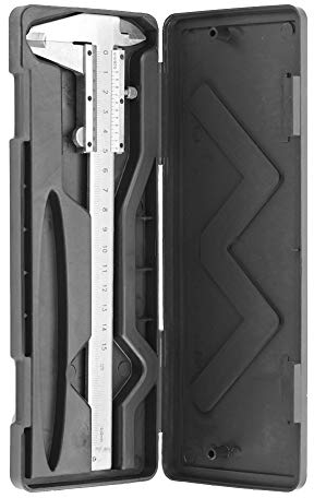 Professioneller Messschieber mit Messschieber, hochpräziser Messschieber aus Kohlenstoffstahl und Metall, Messgerät mit 0-150 mm Mikrometer-Messgerät für Präzisionsmessungen von außen/innen/in der Tie