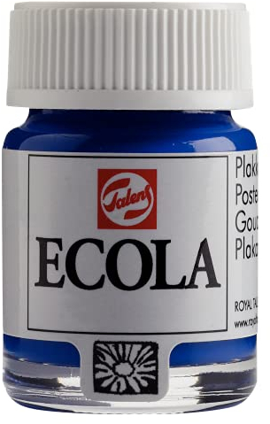 Pintura de carteles | Ecola | Vial de 16 ml | Azul Oscuro