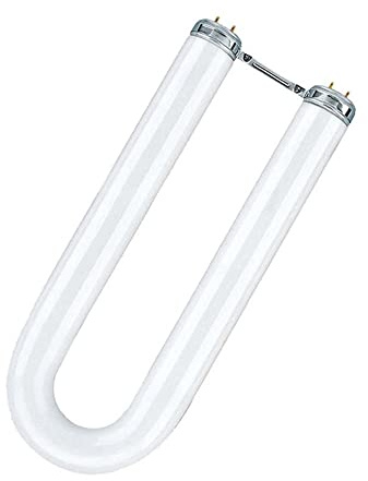 NCC-Licht Leuchtstofflampe U-Form T8 NL 18W/830 2G13 Warmweiß 3000K | Leuchtstoffröhre T8 aus Glas, sachliches Licht für Wohn- und Arbeitsbereiche