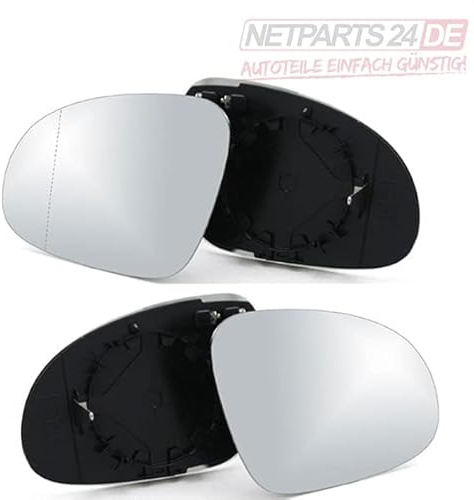Johns, Spiegel Glas Außen Spiegel kompatibel zu VW Golf Satz 5 Passat Skoda Superb L R.