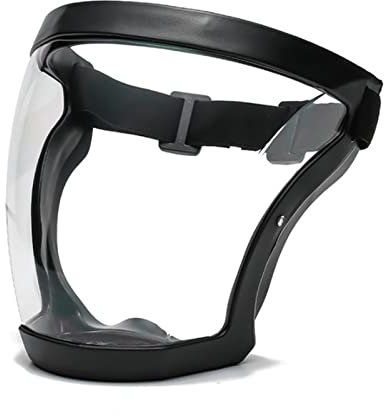 Yajimsa Full face shield, Super protective anti-fog transparent High-Definition face shield, Droplet Splash Guard Transparent Best Goggle Shield for Men Women Protect Eyes Face