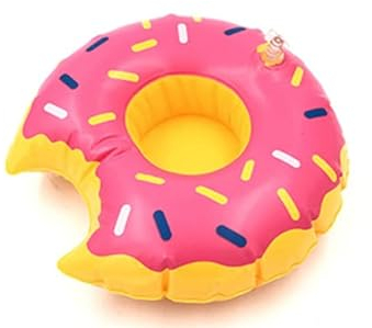 Bargain Wells Doughnut Inflatable Drink Holder – Donut Pool Bath Hot Tub Cup Float