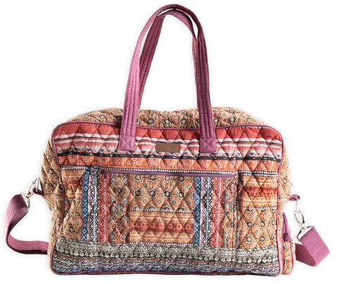 Maison d' Hermine Wochenendtasche für Damen, Baumwolle, gesteppt, Reisetasche, Übernachtungsgepäck, Wochenendtasche für Herren, Fitnessstudio, Sport, Geschenke, Reisen, Geschäftsreisende
