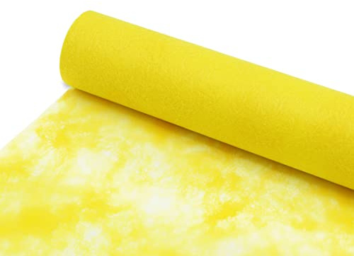 Sizocloud® Tischläufer Tischband (Gelb, 20 cm breit)