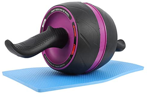 Parliky 1stück Abdominal Rollgerät Mit Automatischem Rückprall Effektives Fitnessgerät Für Bauchmuskeltraining Rutschfeste Oberfläche Geeignet Für Männer Und Frauen Für Anfänger