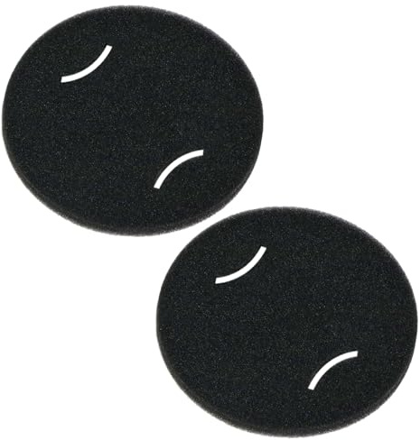 SPARES2GO Secondary Foam Filter for Bush VCS35B15K0D-70 Cylinder Vacuum Cleaner (Pack of 2)