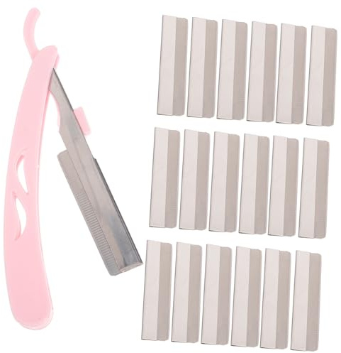 VALICLUD 1 Satz Augenbrauen Trimmer mit Klingen Faltbarer Gesichtsrasierer für Präzises Augenbrauenstyling und Sicheres Make Up Werkzeug für Anfänger