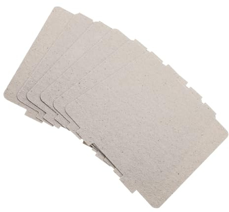 Healifty 6 piezas Placas de Mica para Microondas Resistente Alta Temperatura Cubierta Guía de Onda para Reparación Horno Microondas Aislamiento Térmico y Seguro
