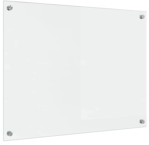 vidaXL Küchenrückwand Transparent 80 x 60 cm Gehärtetes Glas