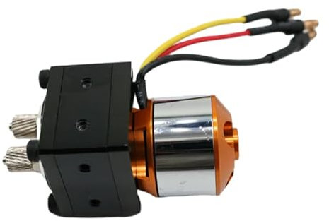 KEAAN Alloy Mini Hydraulic Oil Pump with Brushless Motor For 1/12 1/14 RC Excavator Bulldozer Trailer Car Truck Parts (Color : Hydraulic Oil Pump)