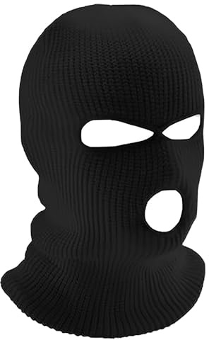 Black Balaclava Mask for Men - Unisex Lightweight Ski Masks for Outdoor Sports Fishing Skiing Motorcycle Cycling