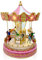 Tin Dreams | Carrusel Navidad Pequeño con Movimiento, Música y Luces LED | Little Carrusel | Tiovivo Musical para Decoración Navideña en Hogar | Adorno para Pueblo Navideño, Villa Navideña