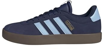 adidas Hombre VL Court 3.0 Shoes, Dark Blue/Clear Sky/Gold Met., 44 2/3 EU
