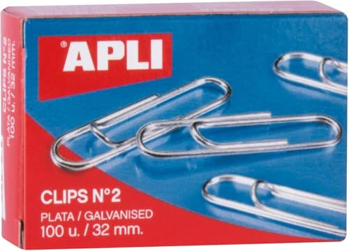 Apli 5Star 505337, 503352 Trombones, 32mm Métallique (Lot de 5)