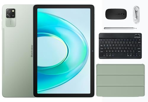 Blackview Tab 60 Pro | 10.1″ HD+ IPS 60Hz | 24GB RAM + 128GB (2TB) | Verde | Unisoc T606 Octa-Core | 8MP + 5MP | GPS | Tablet LTE | Dual SIM | Face Unlock | 2 anni di garanzia | Gift set