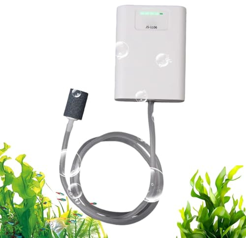 Akvarieluftpump för akvarium Finbubblig Syretillförsel | Fiskeluftpump USB-Uppladdningsbar För Sportfiskare, Djurhållare, Hobbyister, Trädgårdsfontäner, Bondgårdar, Husbilar och