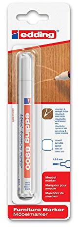 edding Möbelmarker 8900, 1.5-2 mm, reinweiß (5er Pack)
