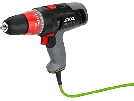 Skil Perceuse à percussion 6225 AA (0,9 A, câble 6 m, fréquence de frappe 0-5200/20800 tr/min, mandrin 10 mm, interrupteur à gaz) F0152844AR