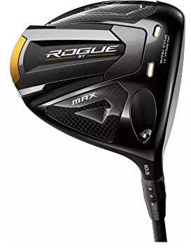 callaway Rogue ST MAX Driver DE Golf, Hombres, Negro, 12.0
