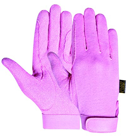 AK Cotton Grip Reithandschuhe AKRS-8485 (2XS, Pink)