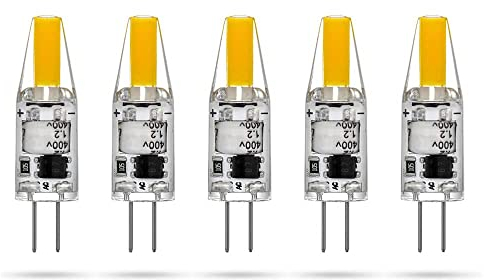 LED G4 220V, COB Leuchtmittel 2700K Warmweiß 2W 200LM, Ersatz für 20W Halogenlampen, 360° Abstrahlwinkel (5)