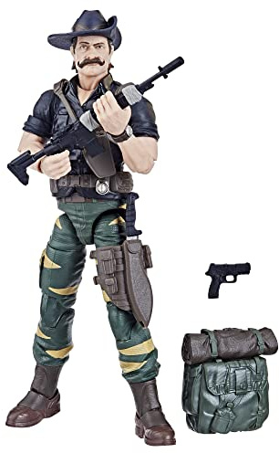 G.I. Joe Classified Series Tiger Force Recondo Actionfigur 55, Sammlerstück, Premium-Spielzeug mit Zubehör, 15,2 cm Maßstab, benutzerdefinierte Paketkunst