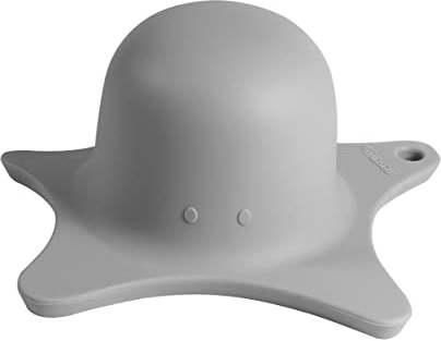 Kindsgut Duschhilfe Haarwaschhilfe für Kinder und Badebecher, Altrosa | BPA-freie Silikon-Duschhilfe in Seesternform, weicher Rand schützt Augen und Gesicht, ab 6 Monaten, 19,5 x 18 x 9 cm
