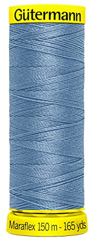 Gütermann Maraflex, No. 120, für hochelastische Nähte 143 Mittelblau