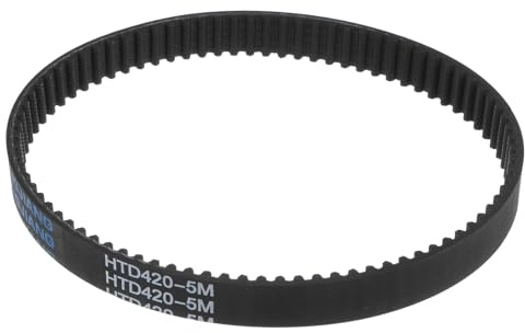 sourcing map HTD5M-420 Gummi Zahnriemen 84 Zähne Geschlossene Schleife Riemenscheibe Zahnriemen 15mm Breite, 420mm Umfang Synchronriemen Gummizahnriemen Keilriemen Antriebsriemen