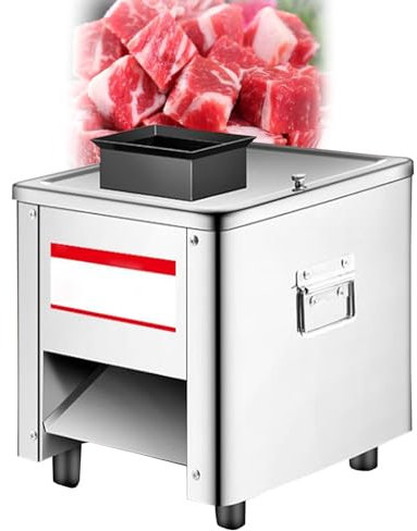 Hydravex 85mm Meat Cutter Cutting Machine Cube Shredded Meat, Multifunctional Meat Slicer, Meat Cutter Machine for Boneless Fresh Chicken Breast Pork Soft Vegetables,15MM