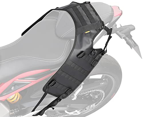 Rhinowalk Motorcycle Tank Side Bag/Motorcycle Front Load Universal Saddle Bag Mounting Base
