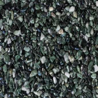 Steinteppich/Marmorgranulat Aussenbereich 25 kg für 2 m² + M200 Bindemittel AUSSEN 1-4mm (Grün)